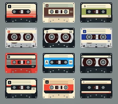 Vector retro audio cassettes by Microvector on @creativemarket Retro, Retro Vintage, Vintage, Retro Music, Retro Gadgets, Vintage Music, Radio, Poster, Vector Free