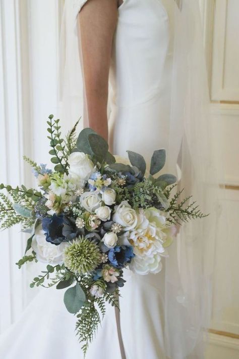 Floral, Floral Wedding, Wedding Bouquets, Flower Bouquet Wedding, Blue Wedding Flowers, Flowers Bouquet, Blue Wedding Bouquet, Blue Bouquet, Wedding Flower Arrangements
