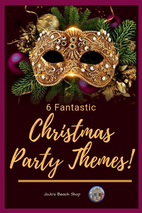 Christmas Party Themes For Adults, Christmas Party Ideas For Adults, Christmas Party Themes, Holiday Party Themes Christmas, Christmas Masquerade Party, Christmas Party Decorations, Fancy Christmas Party, Xmas Party Ideas, Adult Christmas Party