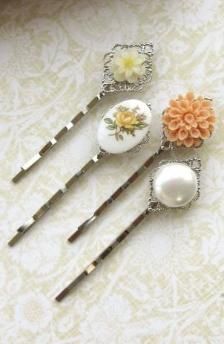 hair ornaments Ideas, Craft Ideas on hair ornaments Jewellery, Bobby Pins, Vintage, Polyvore, Bijoux, Accessories, Vintage Jewellery, Vintage Jewelry, Antique Jewelry