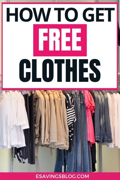 HOW TO GET FREE CLOTHES: Living on a low income and need clothing? Here are some actionable tips to get free clothing. #clothing #clothes #freeclothes #freestuff #freebies #lowincome #budgeting Crafts, Diy, Buy Clothes Online, Cheap Clothes, Free Clothes Online, Online Clothing, Clothing Swap, Buy Clothes, Donate Clothes