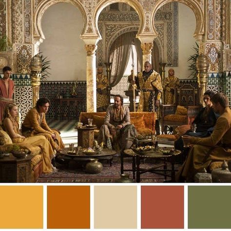 Art, Films, Game Of Thrones, Mediterranean Colour, Mediterranean Color Palette, Rich Color Palette, Royal Colors Palette, Modern, House Of Dragons
