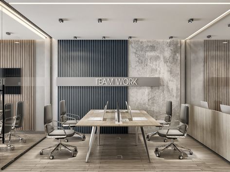 Office Floor -Ministry Of Electricity & Water on Behance Behance, Design, Ideas, Interior Design, Interior, Inspo, Sleek Office Design, Office, Interieur