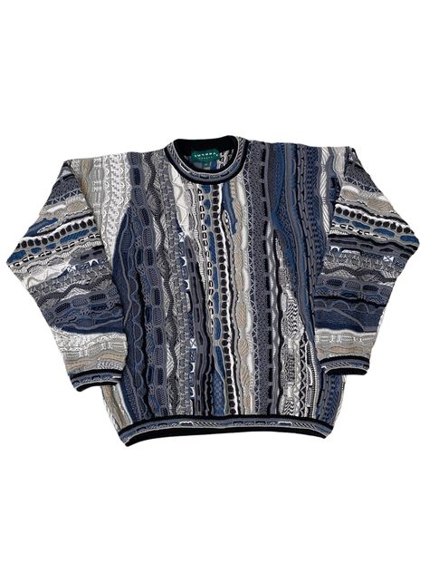 Vintage Vintage 1990s tundra coogi style 3d cable knit sweater | Grailed