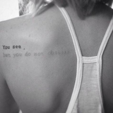 Sherlock Tattoo, Quote Tattoos Placement, Clever Tattoos, White Ink Tattoo, White Tattoo, Little Tattoos, Tattoo Placement, Piercing Tattoo, Mini Tattoos
