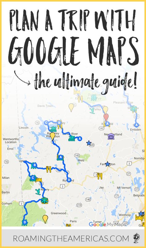 The ultimate guide to planning a trip with Google My Maps | Google Maps trip planner | how to create a custom map with pins | road trip planning | travel tips and organization | how to use Google Maps to plan a trip @roamtheamericas #roadtrip #roadtripusa #traveltips Travelling Tips, Trips, Travel Usa, Road Trip Usa, Travel Itinerary, Road Trip Planning, Plan Your Trip, Trip Planning, Road Trip Map