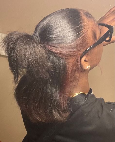 Piercing, Straightened Hairstyles For Black Hair, Black Girl Braided Hairstyles, Flat Ironed Hair Black Hairstyles Short, Natural Hair Styles For Black Women, Straight Black Hairstyles, Straight Hairstyles, Silk Press Natural Hair, Short Straight Hairstyles