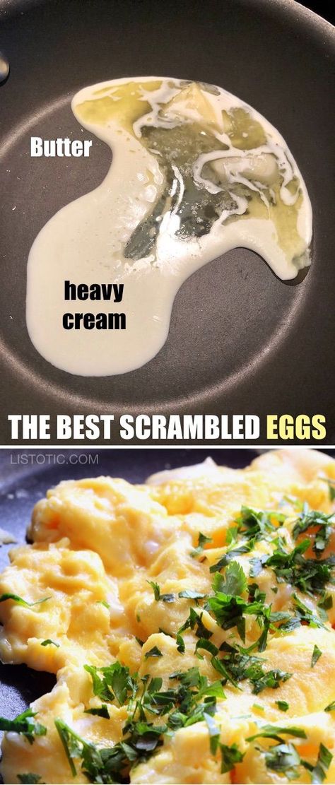 The BEST Scrambled Eggs Ever | This keto breakfast recipe is so simple and easy, you might just enjoy scrambled eggs again! It's high fat, high protein and super low carb. #listotic #easybreakfastideas Pasta, Healthy Recipes, Low Carb Recipes, Brunch, Keto Recipes Easy, Keto Diet Recipes, Ketogenic Recipes, Keto Diet, Keto Breakfast