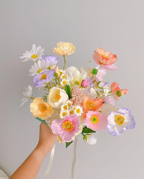 Two Whimsical Florists (@twowhimsicalflorists) | Instagram profile Floral Arrangements, Poppy Bouquet, Colorful Flowers, Beautiful Flowers, Flower Arrangements, Pretty Flowers, Bloemen, Boquette Flowers, Flowers Bouquet