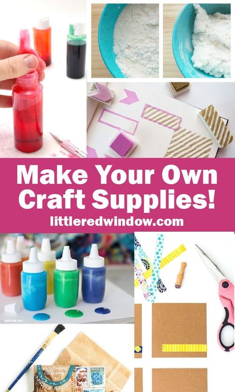 Make Your Own Craft Supplies via @redwindowcrafts Ideas, Diy, Crafts, Diy Crafts Hacks, Crafts To Make And Sell, Diy Craft Projects, Diy Techniques And Supplies, Crafts Hacks, Crafts To Make