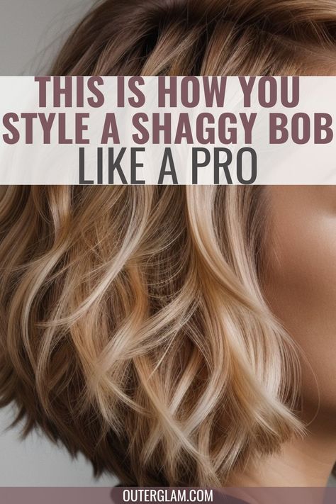 Whether you're aiming for that effortless shaggy bob look or simply seeking some hair inspiration, this article is for you. If you wish to learn the art of styling a shaggy bob like a pro, this is the information you need. Discover expert tips and step-by-step guidance to master the chic and trendy shaggy bob hairstyle. Art, Medium Choppy Bob, Medium Shaggy Bob, Medium Shaggy Hairstyles, Long Shaggy Bob, Choppy Bob Haircuts, Medium Bob Haircut, Shaggy Layered Bobs, Choppy Bob Hairstyles