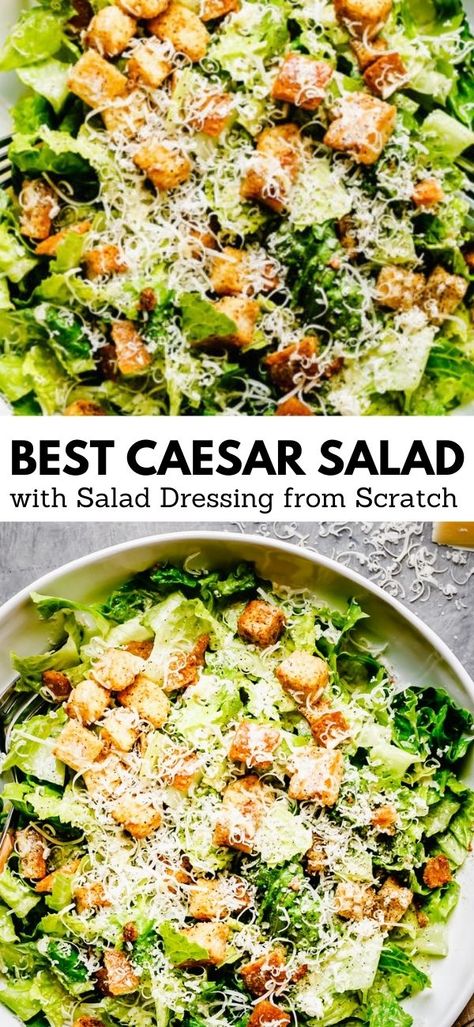 Healthy Recipes, Quinoa, Caesar Salad, Sauces, Caesar Salad Dressing Recipe, Easy Caesar Salad Dressing, Caesar Salad Dressing, Homemade Caesar Salad Dressing, Caesar Salad Recipe