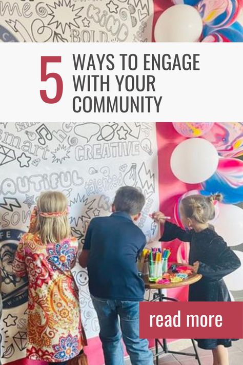 Are you throwing an event for your local community? If so, check out these fun ideas on how to bring everyone together and ease down on the awkward moments. #communityevent #grandopening - Creative Crayons Workshop Community Engagement Activities, Community Events, Community Engagement, Community Outreach, Ministry Ideas, Kids Events Ideas, Community Activities, Kids Events, Fun Events