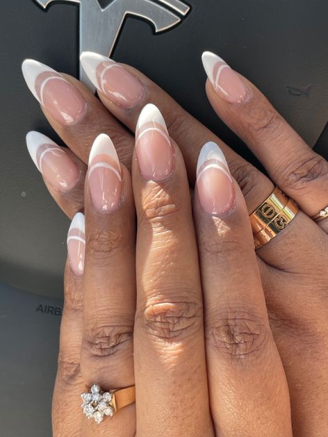 Design, Fresh, New French Manicure, French Manicure With Design, French Manicure With A Twist, French Manicure Designs, French Manicure Nails, Prom Nails, Classy Nails