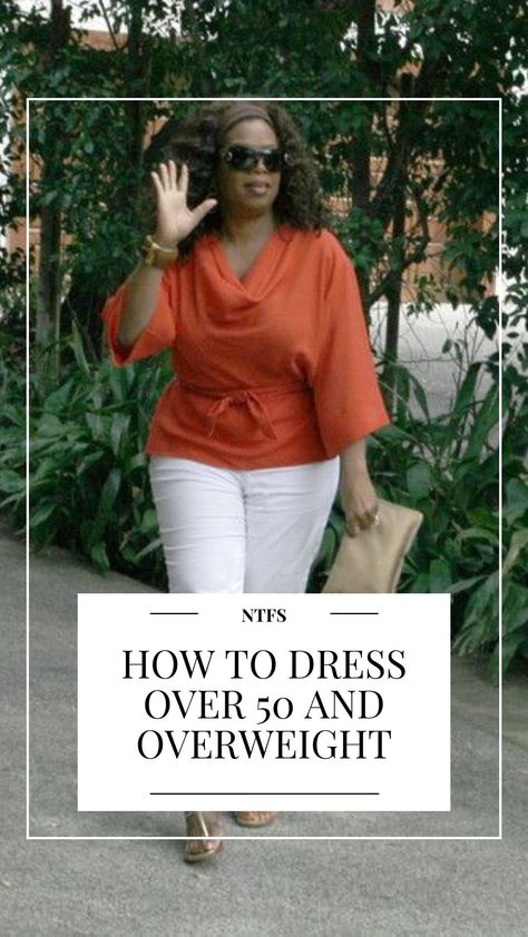 How to Dress Over 50 and Overweight? How should an overweight dress trendy? And what should 50 year olds not wear? This article offers fashionable tips and tricks on how to dress well over 50 at any weight. #style #fashion #styletips #curvyfashion Casual, Outfits, How Not To Dress Old, Dressing Over 50 Fifty Not Frumpy, Dressing Over 60 Older Women Classy, Clothes For Women Over 40, Clothes For Women Over 50, Clothes For Women Over 60, Plus Size Tips