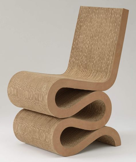 Industrial, Frank Gehry, Furniture Design, Design, Cardboard Furniture, Vitra Design Museum, Fiberboard, Chair Design, Cardboard Chair