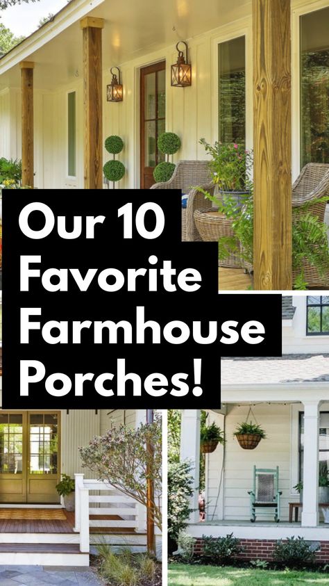 Get ready for some serious porch loving! These are so cute! 😍😍 Modern Farmhouse, Exterior, Porches, Inspiration, Decoration, Tennessee, Gardening, Design, Outdoor