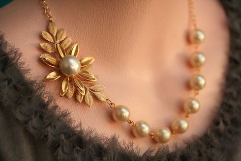 Silver Rings, Gold Jewelry Necklace, Gold Jewelry Simple, Gold Wedding Jewelry, Wedding Jewellery Collection, Gold Jewellery Design Necklaces, Gold Pearl Necklace, Jewelry Design Necklace, Gold Jewellery Design