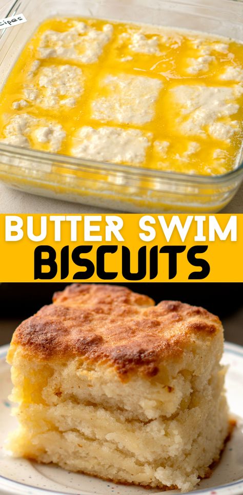 BUTTER SWIM BISCUITS Snacks, Scones, Desserts, Muffin, Biscuit Bread, Easy Biscuit Recipe, Yummy Food, Sweet Savory, Best Butter Biscuit Recipe