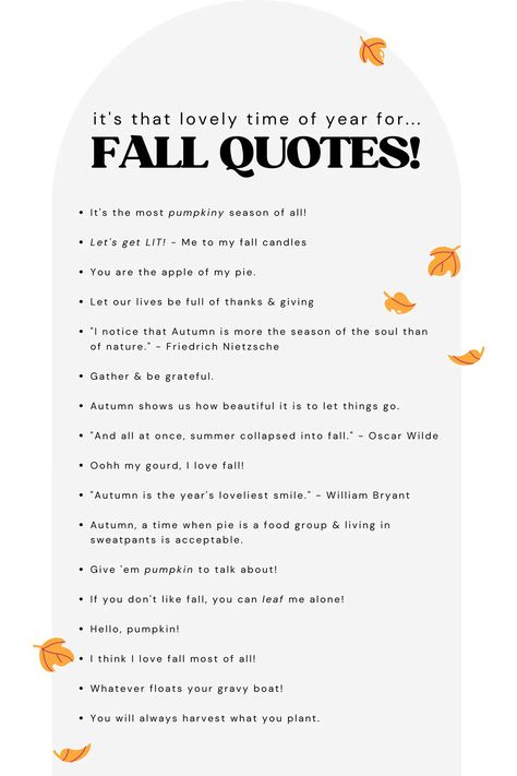Autumn, Ideas, Fall Season Quotes, Fall Quotes, Pumpkin Quotes, Fall Signs, Autumn Quotes, Season Quotes, Fall