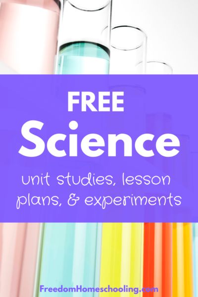 These free science unit studies, lesson plans, and experiments are perfect for your homeschool or classroom. There are resources for all ages. Homeschool Science Experiments, Science Lesson Plans, Science Unit Studies, Science Curriculum, Science Programs, Free Science Lesson, Homeschool Science, Science Units, Free Science Resources