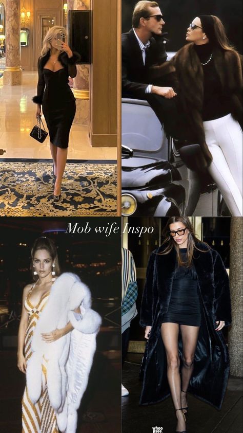 The Mob Wife trend has been going viral lately on TikTok and instagram! Mob wife aesthetic outfit ideas and inspiration Outfits, Edgy Outfits, Fashion, Clothes, Style, Moda, Outfit, Mafia Wives, Vestidos