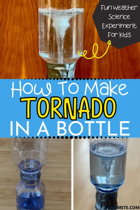 Tornadoes, Crafts, Pre K, Science Experiments, Science Experiments Kids, Diy Science Experiments, Tornado Craft, At Home Science Experiments, Tornado In A Bottle