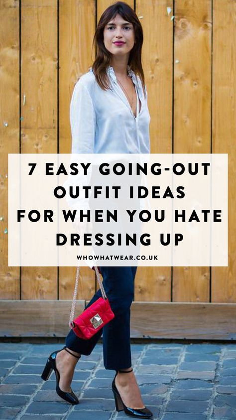 Going out tonight but hate dressing up? We've got you covered with these easy low-key going 'out-out' stylish outfit ideas. Shop and see here. Ideas, Outfits, Dressing, Hair Styles, Stylish, Going Out Hairstyles, Outfit, Kleding