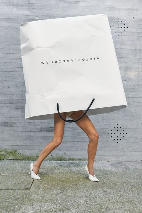 Victoria Beckham Carrier Bag Campaign September 2018 Editorial, Retro, Photography, Photography Tips, Victoria, Photoshoot, Editorial Fashion, Fashion Advertising, Poses