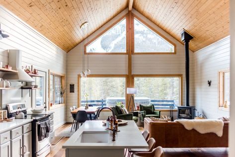 This Mountain Cabin Airbnb Will Make You Rethink City Living - 5280 Colorado, Inspiration, Design, Apartment Therapy, Home, Cabin Rentals, Lake Cabins, Twin Lakes, Cabin