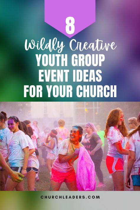 Any youth group that meets even semi-regularly burns through tons of games and icebreakers, not to mention devotions, fundraisers outreach events and more. To spark your creativity, we’ve assembled a range of youth group event ideas you can use at your own church. #youthgroup, #youthministry, #youthevents, #youthideas Youth Group Parties, Youth Group Fundraisers, Youth Group Events, Youth Fundraisers, Church Youth Group Games, Youth Ministry Events, Church Youth Group Activities, Youth Group Activities, Church Youth Group