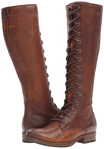 Boots, Outfits, Leather Heeled Boots, Brown Leather Boots, Leather Lace Up Boots, Leather Boots Women, Leather Boots, Brown Riding Boots, Vintage Boots