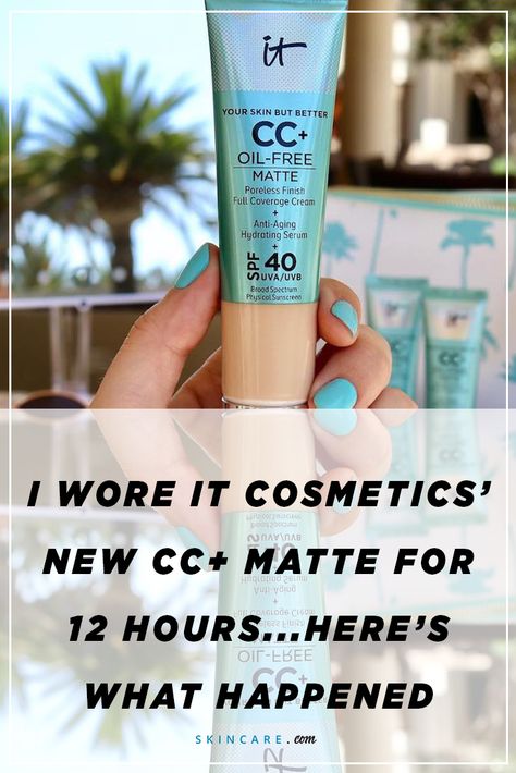 It Cosmetics just came out with a spin off of their original CC cream and it's perfect for oily skin types! But-- does it stand the test of time? Will your skin still look flawless after wearing this cream for 12 hours? One of our editors decided to find out! Cc Cream, It Cosmetics Cc Cream, Hydrating Serum, Anti Aging Cream, Skin Care Advices, It Cosmetics Foundation, Cc Cream For Oily Skin, Skincare, Best Cc Cream