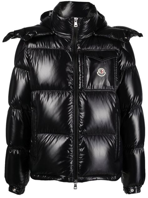 Moncler Padded Stripe Jacket In Blue | ModeSens The North Face, Jackets, Men's Fashion, Moncler Jacket, Moncler Jacket Women, Puffer Jackets, Moncler, Striped Jacket, Mens Fashion