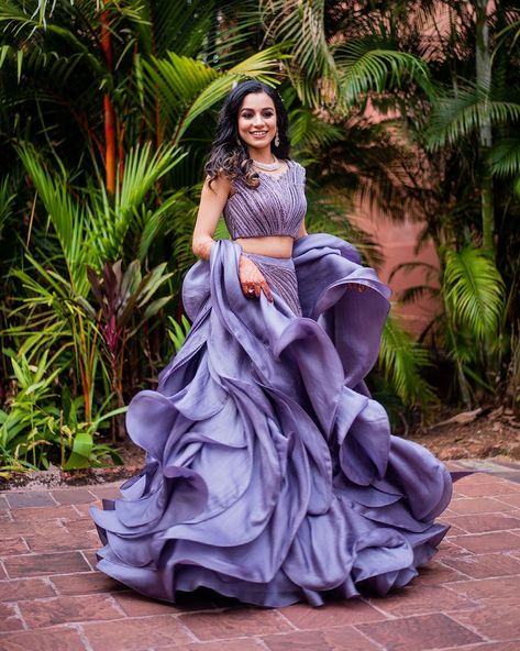 Lilac: Colour Of The Season Is Sensed And Here’s How You Can Inculcate It In Your Celebration Pastel, Bridal Hairstyle, Bridal Hairstyles, Bridal Lehenga, Wedding Lehenga Designs, Bridal Lehenga Online, Bridal Lehenga Collection, Latest Bridal Lehenga, Indian Bridal Outfits
