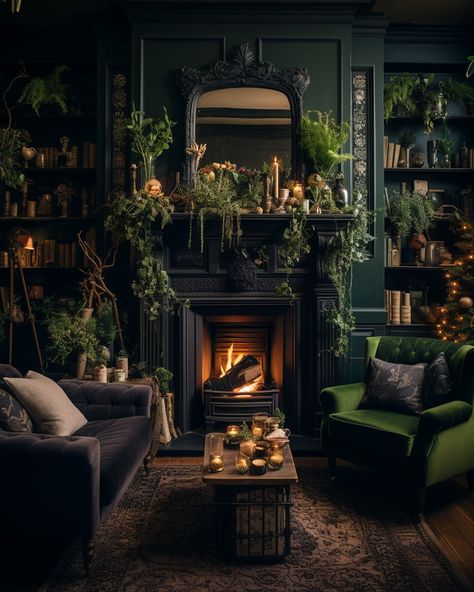 Home Décor, Home, Dark Eclectic Living Room, Dark Eclectic Home, Eclectic Victorian Decor, Gothic Living Room Decor, Dark Living Rooms, Gothic Living Room Ideas, Gothic Decor Living Room