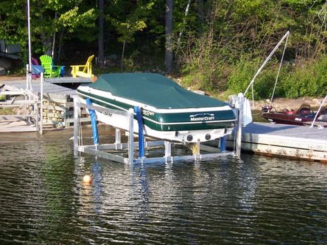 17 Homemade Boat Lift Plans You Can DIY Easily Camping Hacks, Diy, Outdoor, Design, Boat Lift, Boat Stuff, Hydraulic, Boat, Diy Boat