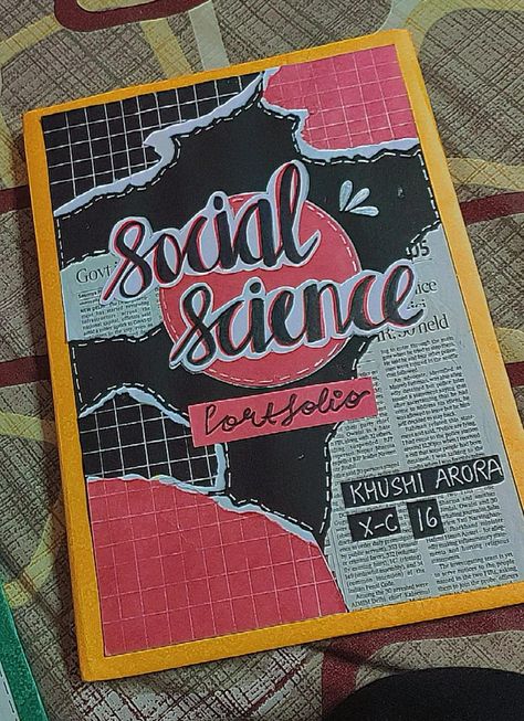 Crafts, Studio, Social Studies Cover Page Ideas, Social Science, Social Science Project, Creative School Project Ideas, Acknowledgments For Project, Cover Page For Project, Project Cover Page