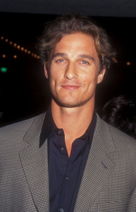 Pin for Later: Prepare to Fall in Love With Matthew McConaughey All Over Again In October 1997, he looked good at the Seven Years in Tibet LA premiere. Actors & Actresses, Handsome Men, Actors Male, Hollywood Actor, Celebrity Crush, Hot Actors, Actors, Mathew Mcconaughy