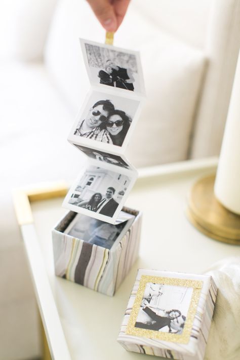 DIY Instagram Photo Box with the Paper and Packaging Board + A Giveaway! http://www.stylemepretty.com/2015/10/14/diy-instagram-photo-box-with-the-paper-and-packaging-board-a-giveaway/ | Photography: Ruth Eileen - http://rutheileenphotography.com/ Diy Gifts, Diy Crafts, Gift Wrapping, Crafts, Diy, Diy Gift, Diy Gifts For Boyfriend, Diy Geschenke, Cleaning Hacks