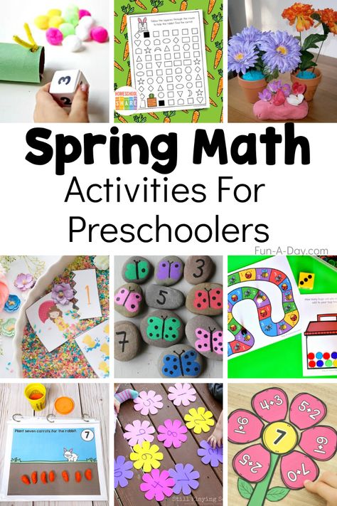 Pre K, Bugs And Insects, Spring Math Games, Spring Math Activities Preschool, Spring Math Preschool, Spring Math Activities, Spring Math Activities Kindergarten, Spring Math Kindergarten, Spring Math Centers Kindergarten