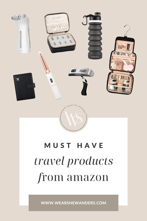 I’m sharing the best Amazon Prime travel products, accessories, and gadgets for travel! These must-haves will have you packing like a pro in no time! #traveltips #travelessentials #travelmusthaves #besttravelitems Travel Items, Travelling Tips, Travel Accessories, Gadgets, Travel Must Haves, Amazon Travel, Travel Gadgets, Travel Products, Travel Outfit
