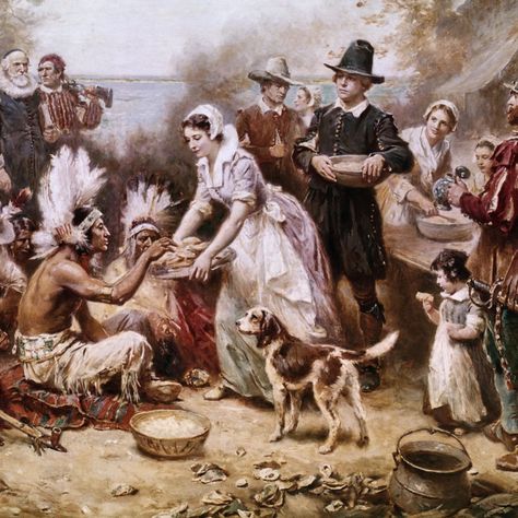 Canada, Art, Thanksgiving, Art Nouveau, Indian Corn, Pilgrim, Early American, Thanksgiving History, Salt Pork