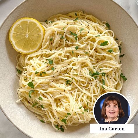 We Made Ina Garten’s Lemon Capellini—and It’s Her Absolute Best Weeknight Dinner Italian Recipes, Dinner Recipes, Gnocchi, Biscuits, Ina Garten, Pasta Recipes, Sauces, Pasta, Spaghetti