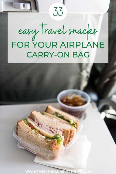 Snacks, Airplane Snacks, Road Trip Snacks, Travel Snacks, Airplane Food, Road Trip Food, Plane Snacks, Easy Travel, Travel Food