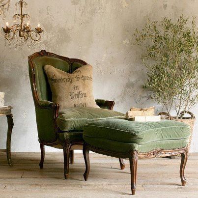 Interior, Inspiration, Country, Retro, Country Décor, Vintage, Vintage Chairs, Country Decor, Green Rooms