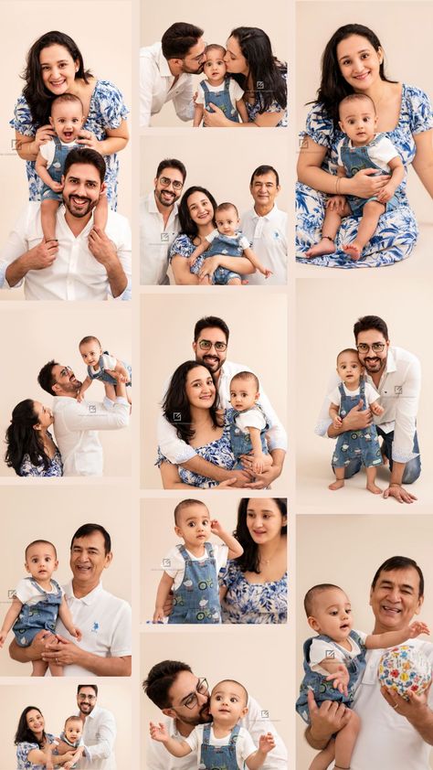 Professional Family Photographer, Delhi, India Studio, Instagram, Family Photos With Baby, First Family Photos, Toddler Family Photos, Baby Family Pictures, Family Photo Studio, Baby Photography Poses, Family Session