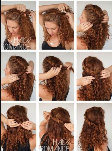 Prom, Ideas, Hairstyles For Curly Hair, Easy Curly Hairstyles, Curly Hairstyles For Wedding, Updos For Curly Hair, Curly Hair Styles For Long Hair, Curly Updos For Medium Hair, Easy Hair Updos