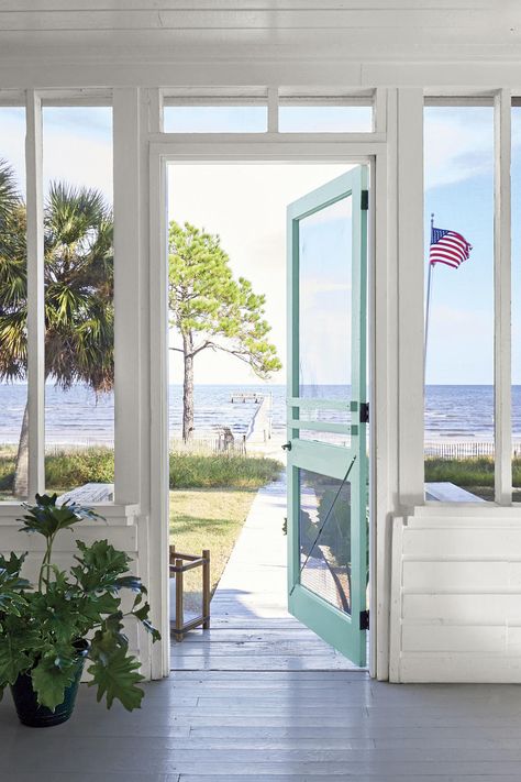 Porches, Beach Cottages, Chalet, Veranda, Coastal Living, Florida Home, Bungalow, Summer House, Coastal Homes
