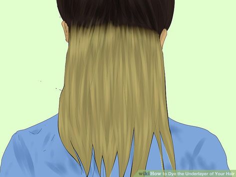 Simple Ways to Dye the Underlayer of Your Hair: 15 Steps Dyed Hair, Dye My Hair, Diy Hair Dye, Diy Hair Color, Permanent Hair Dye, Dyed Curly Hair, Hair Dyed Underneath, Dying Hair